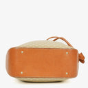 Celine Vintage Macadam Beige Drawstring Bucket Bag