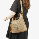Gucci Beige GG Canvas New Jackie Hobo Bag