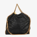 Stella McCartney Black Falabella Tote Vegan Shaggy Deer