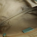 Gucci Suede And Leather Braided Handle Ring Hobo Bag