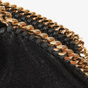 Stella McCartney Black Falabella Tote Vegan Shaggy Deer