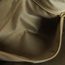 Gucci Suede And Leather Braided Handle Ring Hobo Bag