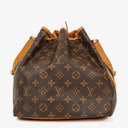 Louis Vuitton Petit Noe Monogram Canvas Shoulder Bag