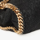 Stella McCartney Black Falabella Tote Vegan Shaggy Deer