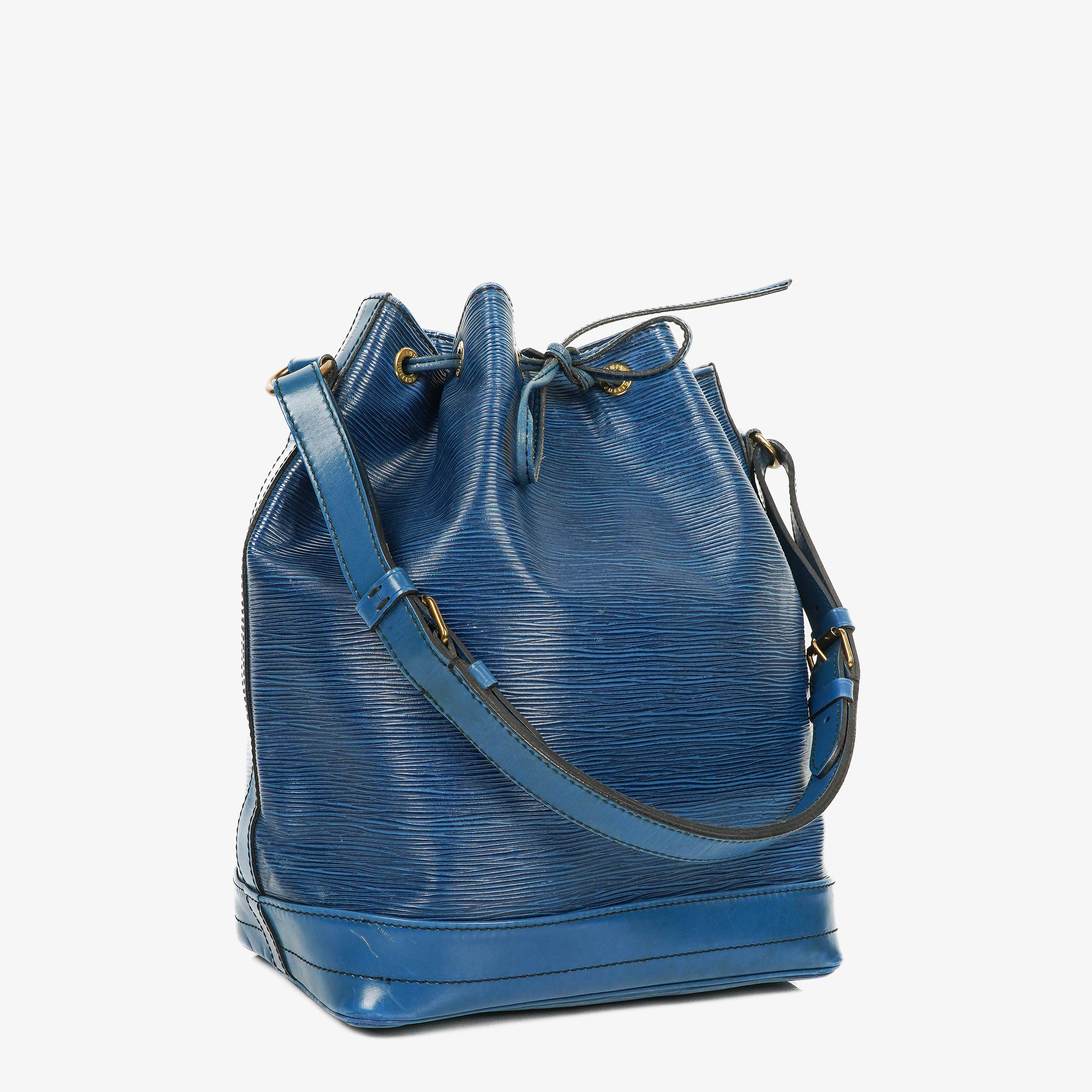 Louis Vuitton Noe Grande GM Blaue EPI Leder Schultertasche