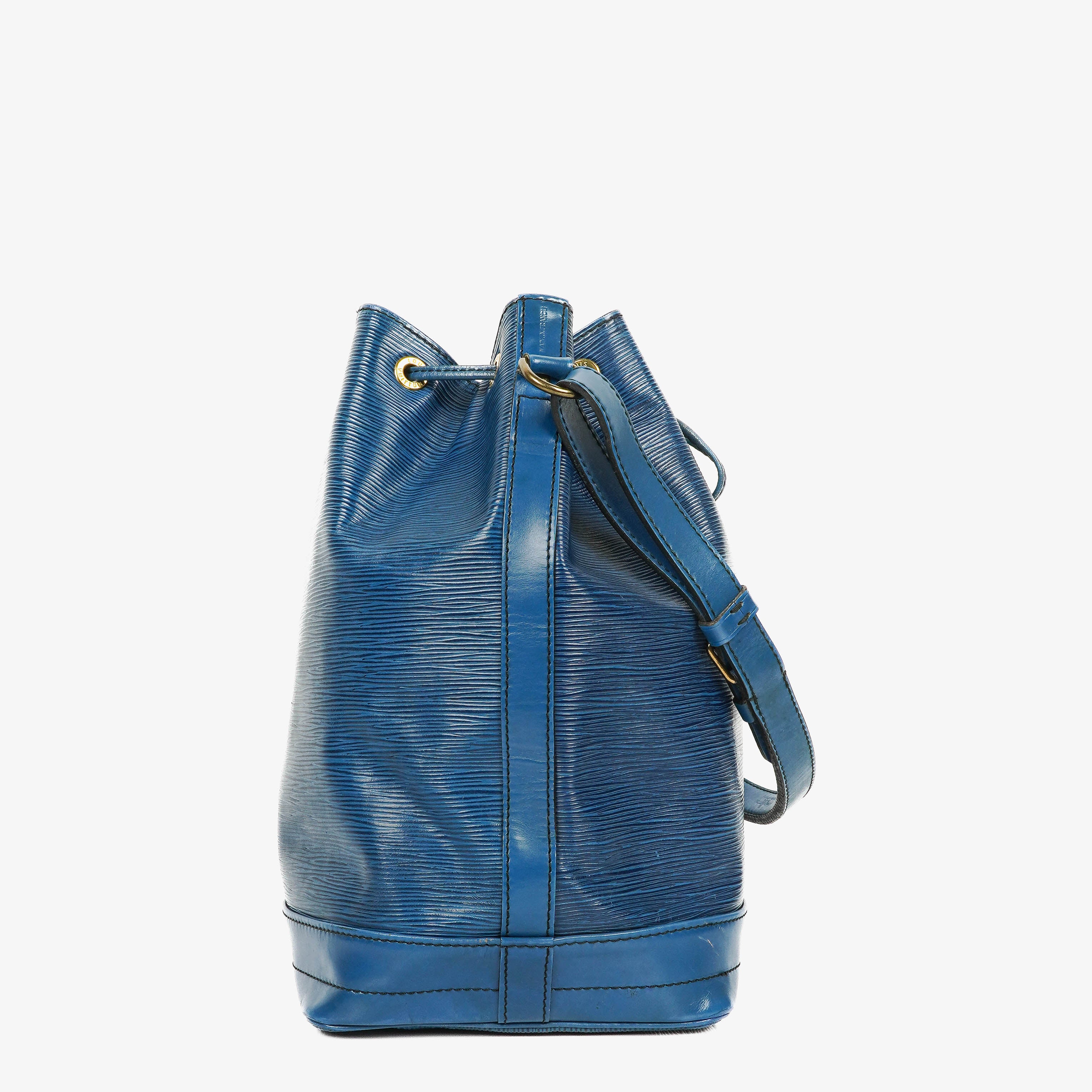 Louis Vuitton Noe Grande GM Blaue EPI Leder Schultertasche