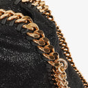 Stella McCartney Black Falabella Tote Vegan Shaggy Deer