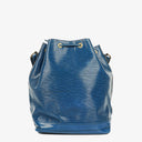 Sac bandoulière Louis Vuitton Noe Grande GM en cuir EPI bleu