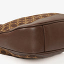 Gucci Bamboo Top Handle GG Canvas Brown/Biege Hobo Bag