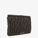Miu Miu Matelasse Brown Leather Cluch Bag
