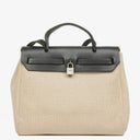 Hermes Herbag Natural/Black PM Vache Hunter Criss Viking 2 In 1 &nbsp;Bag