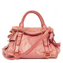 Miu Miu Vitello Bow Satchel Bag
