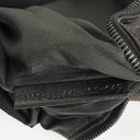Fendi Black Zucchino Canvas Hobo Bag.