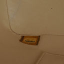 Chanel Medallion Vintage Tote Bag In White Quilted Caviar Leather