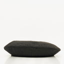 Fendi Black Zucchino Canvas Hobo Bag.