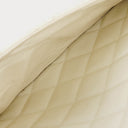 Chanel Medallion Vintage Tote Bag In White Quilted Caviar Leather