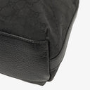 Gucci GG Canvas Charm Black Hobo Bag