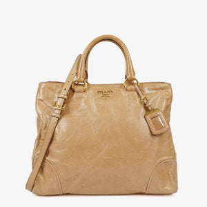 Prada Vitello Shine Cammeo Shoulder Bag