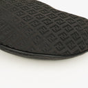 Fendi Black Zucchino Canvas Hobo Bag.
