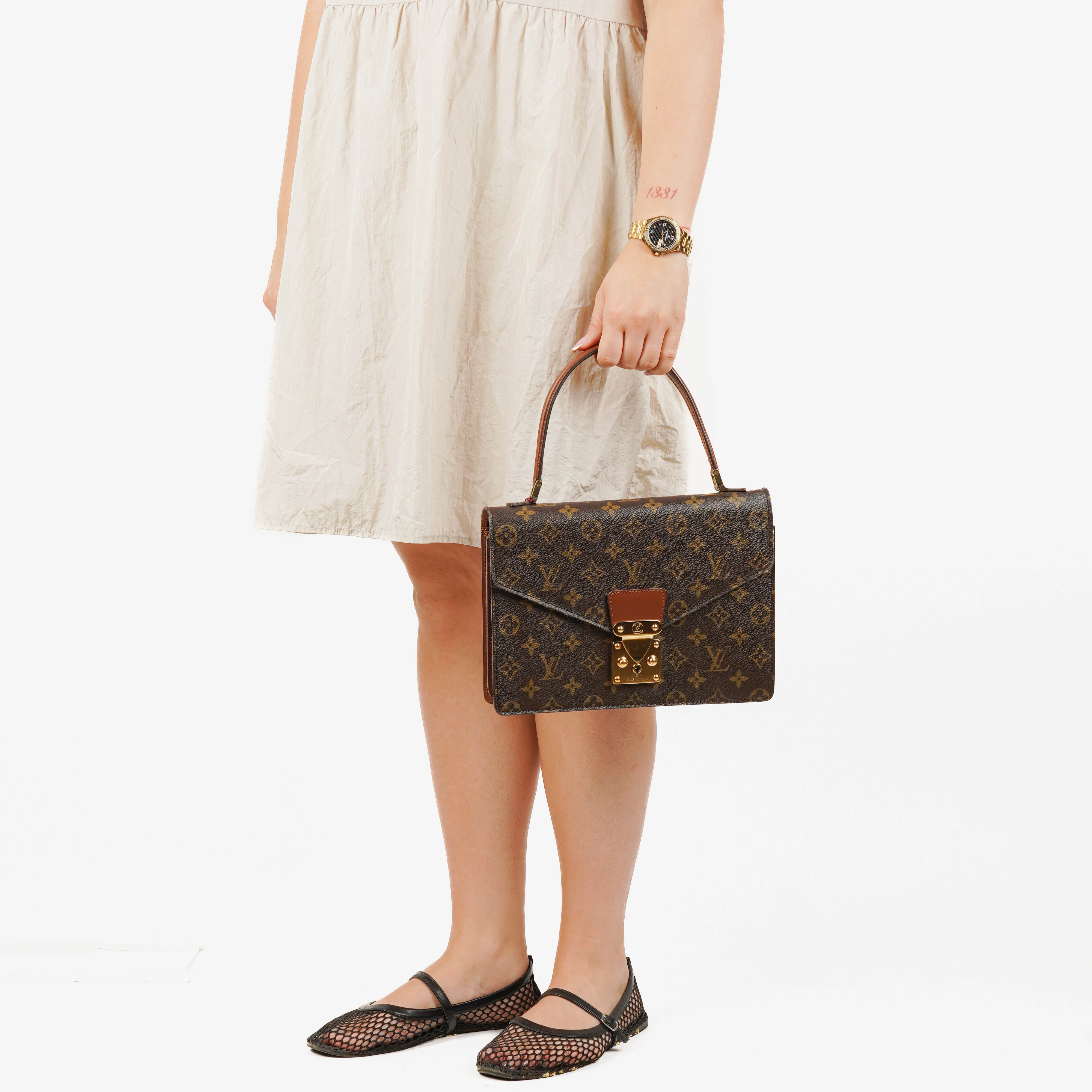 Louis Vuitton Concorde Monogram Canvas Bag