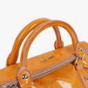 Bolso satchel con lazo en charol Miu Miu