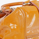 Bolso satchel con lazo en charol Miu Miu