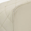 Chanel Medallion Vintage Tote Bag In White Quilted Caviar Leather