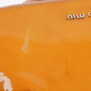 Bolso satchel con lazo en charol Miu Miu