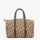 Christian Dior Trotter Vintage Beige Boston Bag