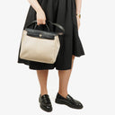 Hermes Herbag Natural/Black PM Vache Hunter Criss Viking 2 In 1 &nbsp;Bag