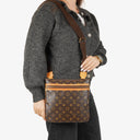 Louis Vuitton Bosphore Pochette Monogram Canvas Shoulder Bag