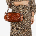 Chanel Patent Leather CC Accordion Flap Bag