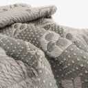 Louis Vuitton Wool Silk Logomania Scarf in Pearl Grey