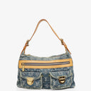 Louis Vuitton Baggy PM Monogram Denim Shoulder Bag