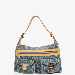 Louis Vuitton Baggy PM Monogram Denim Shoulder Bag