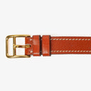 Hermes Kelly Leather Gold Plated Watch