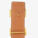 Hermes 30mm Box Leather Gold Black H Belt