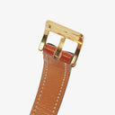Hermes Kelly Leather Gold Plated Watch