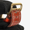 Hermes Kelly Leather Gold Plated Watch
