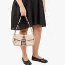 Prada Callf Pocket Cipria Shoulder Bag