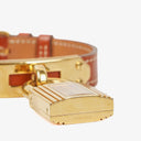 Hermes Kelly Leather Gold Plated Watch