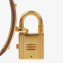 Hermes Kelly Leather Gold Plated Watch