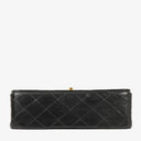 Chanel Full Flap Bag Black Quilted Lambskin 24K Gold-Plated Hardware