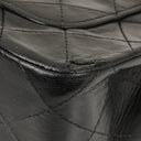 Chanel Full Flap Bag Black Quilted Lambskin 24K Gold-Plated Hardware