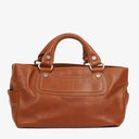 Celine Brown Leather Boogie Handbag