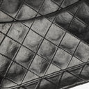 Chanel Full Flap Bag Black Quilted Lambskin 24K Gold-Plated Hardware