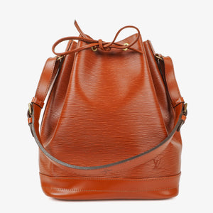 Louis Vuitton Noe Grande Brown EPI Leather Shoulder Bag