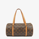 Louis Vuitton Papillon 30 Vintage Monogram Canvas Handbag With Mini Papillon Pochette