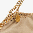 Stella McCartney Falabella Mini Tote Butter Cream Vegan Shaggy Deer Fold Over Bag