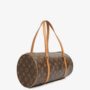 Louis Vuitton Papillon 30 Vintage Monogram Canvas Handbag With Mini Papillon Pochette